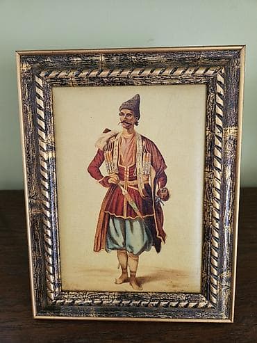 Çərçivəli reproduksiya: “Qarabağ bəyi” — rəssam Q. Qaqarin, XIX əsr lalafo.az -da Çərçivəli reproduksiya: “Qarabağ bəyi” — rəssam Q. Qaqarin, XIX əsr