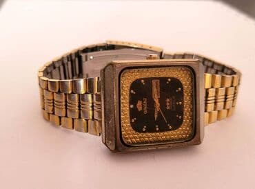 Elcin: İşlənmiş, Qol saatı, Orient, rəng - Qızılı lalafo.az -da Elcin: İşlənmiş, Qol saatı, Orient, rəng - Qızılı