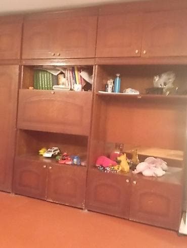 Taxta modul divar dolabı - Material: ağac (klassik qəhvəyi rəng lalafo.az -da Taxta modul divar dolabı - Material: ağac (klassik qəhvəyi rəng